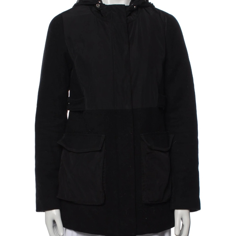 Maje Black Wool Coat